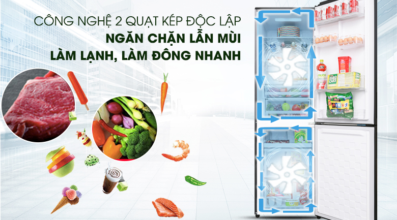 Tủ lạnh Hitachi Inverter 320 lít BG410PGV6X (GBK)